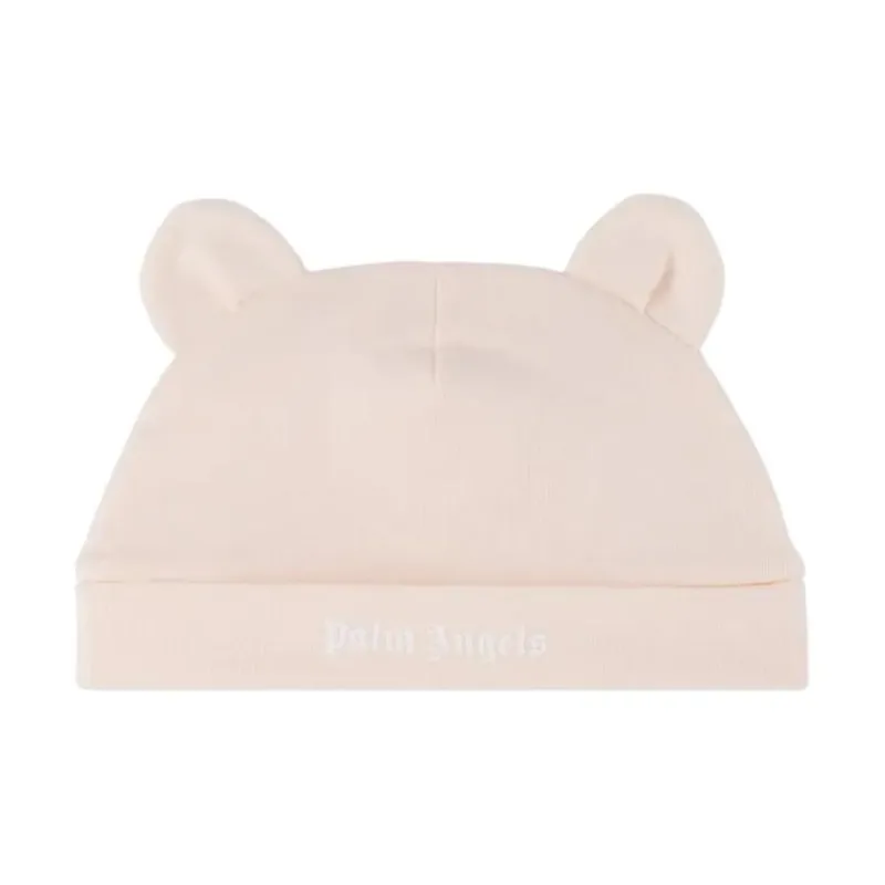 PALM ANGELS Organic Cotton Beanies Kids' Pink-0