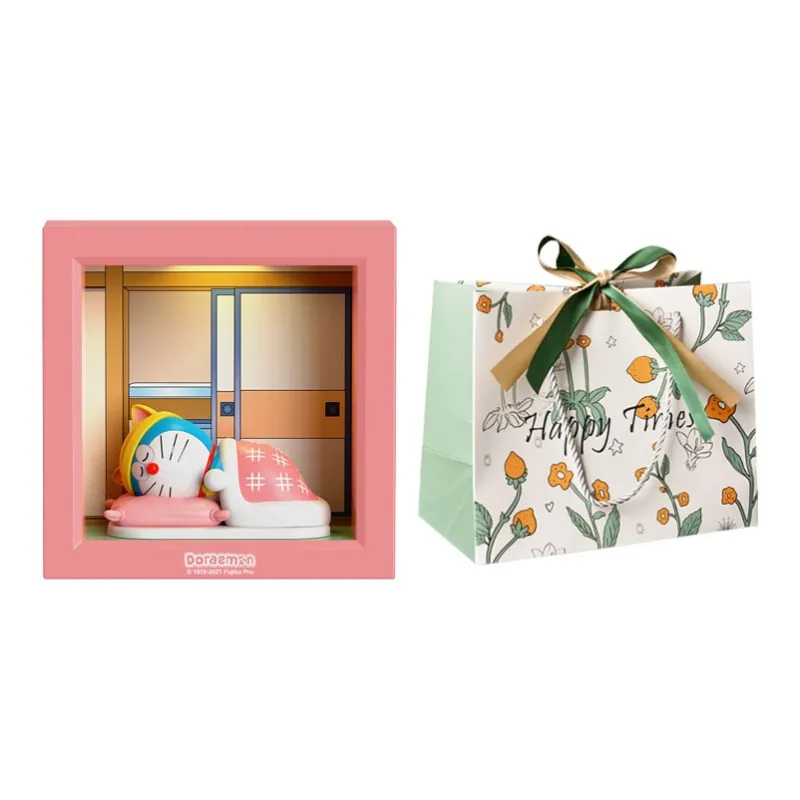 ROCK x Doraemon Sleeping Baby Commemorative Edition Photo Frame With Night Light Chibi Figures-5