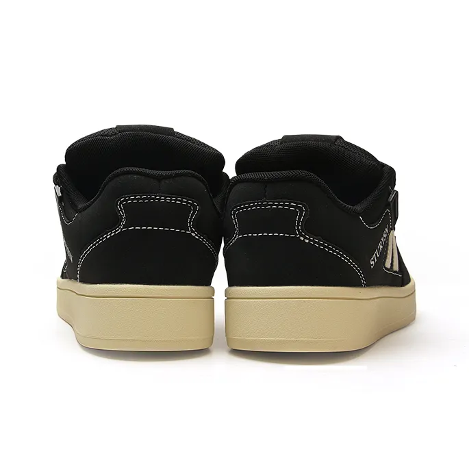 STUR YSN Wear resistant And Lightweight Low Top Skateboard Shoes Unisex Frosted Black-6