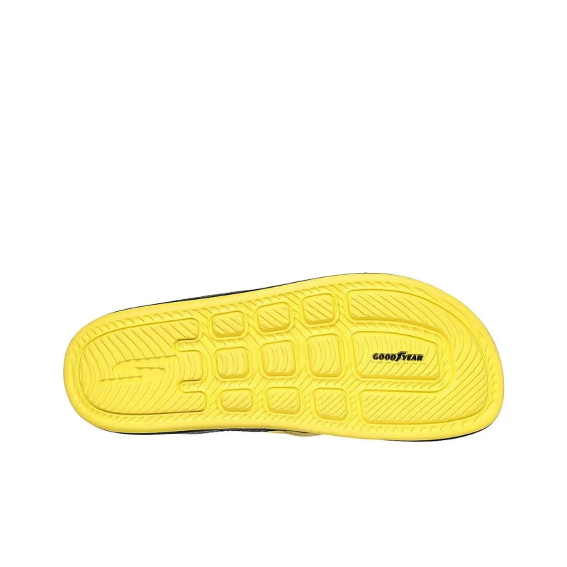 Skechers Abrasion Resistant Slip Resistant Flip Flops Men's Yellow Black-4