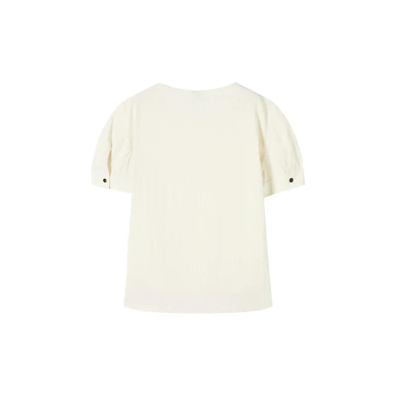 DIALOGUE Shirts Women's Cream Beige-1