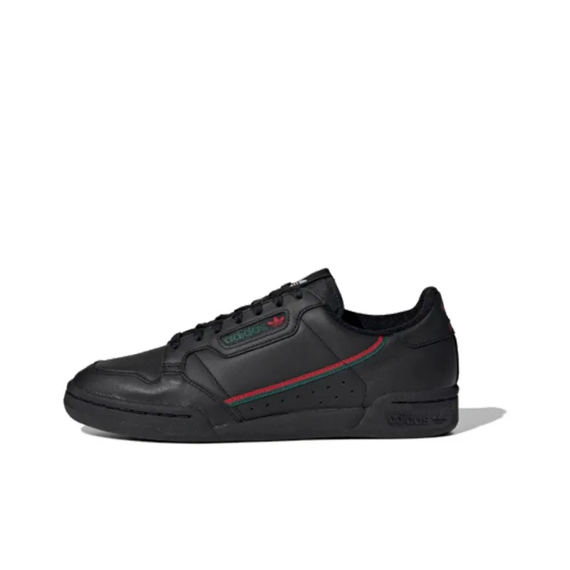 Adidas Continental 80 Black Scarlet Green-0