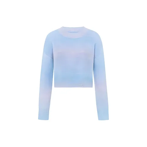 MEIYANG Knitwear Women's Blue-Purple Gradient