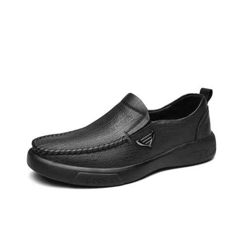 KAISER Men's Casual Shoes Men Low-Top Black