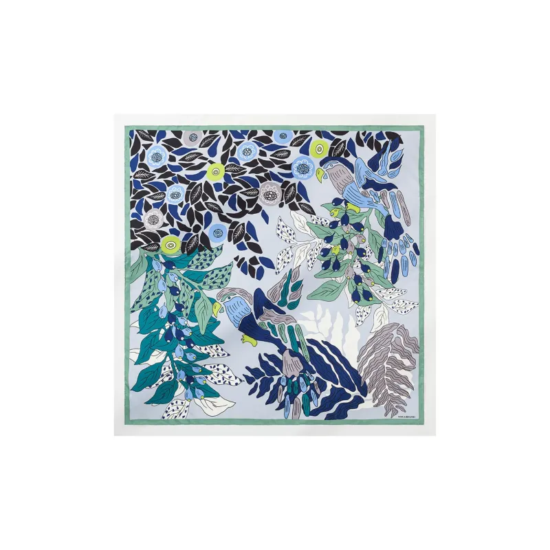 MARJAKURKI Silk Scarves Women's-4