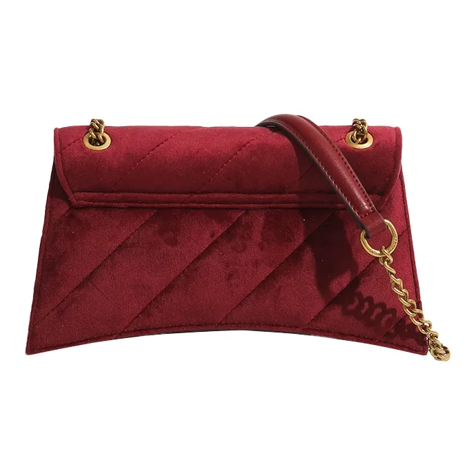 MISS GAIL Artificial Leather Handbag Shoulder Bag Crossbody Bag Medium Size Women's Red-10
