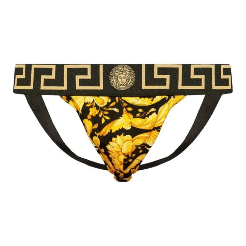 VERSACE Barocco Printed Jockstrap-0