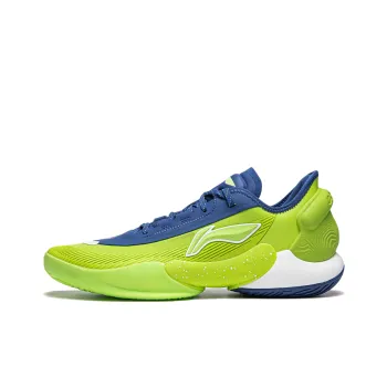 LINING Yushuai 18 V2 Basketball Shoes Men Low Top Blue Green