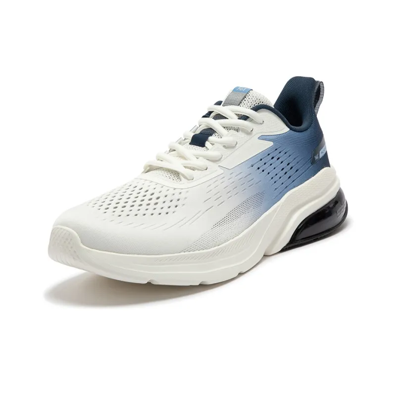 361° Cushioning And Breathable Low Top Running Shoes Men's White Blue-1