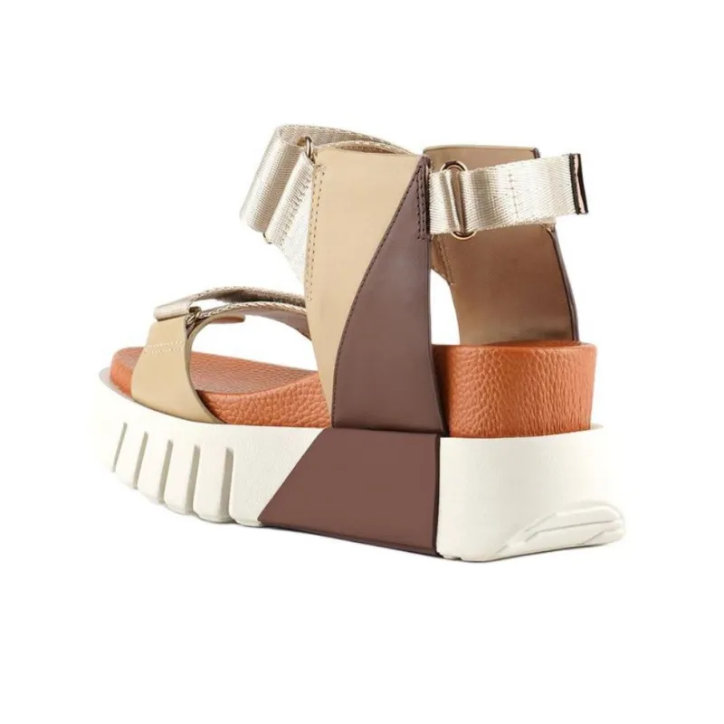 UNITED NUDE Delta Run Strap Sandals 6.5cm Women's Umber-3