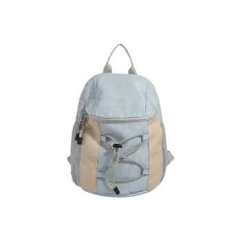 MINLUBAOLUO Nylon Lightweight Ins-Style Laid-Back Backpack Regular Women's Blue/Gray
