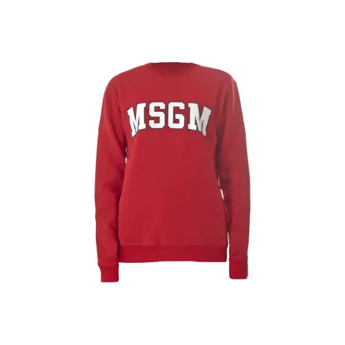 MSGM Sweatshirts Women's Red