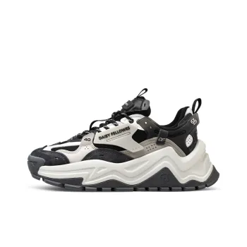 Daisy Fellowes Space One Chunky Sneakers Unisex Low Top Black Gray