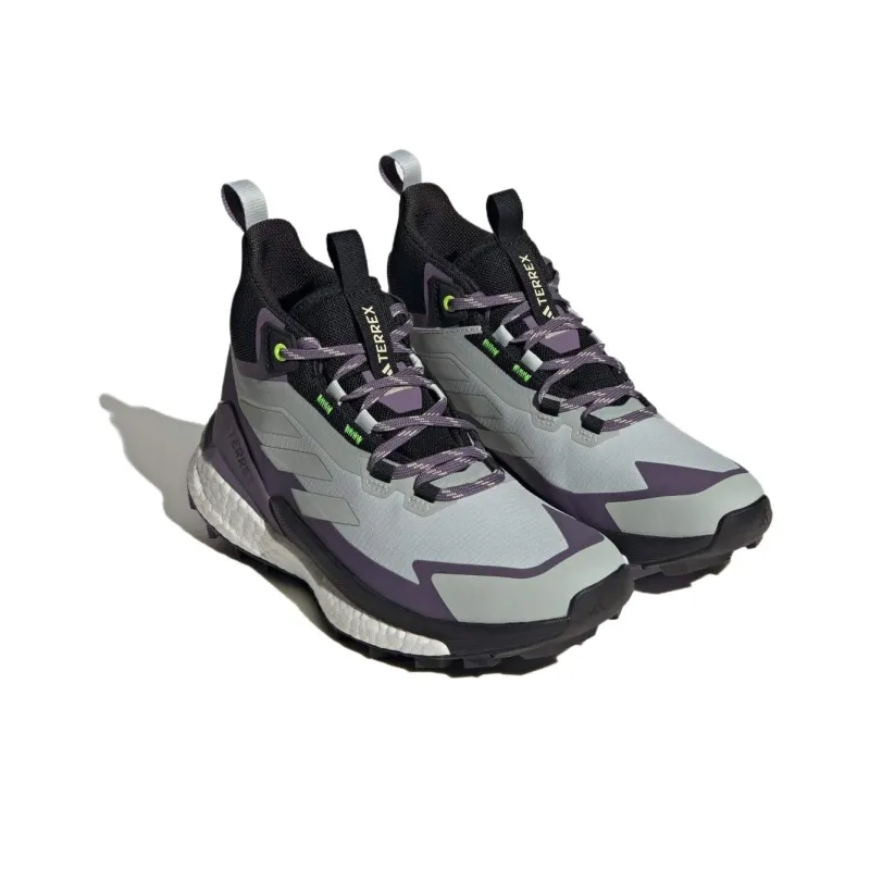 Adidas Terrex Free Hiker Gore Tex 2.0 Wonder Silver Lucid Lemon Women's-2