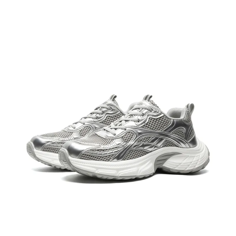 OUBT Anti-Slip Wear-Resistant Waterproof Breathable Lightweight Height Increasing Low-Top Chunky Sneakers Unisex-1