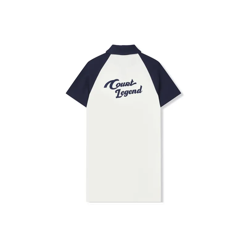 FILA Short Sleeved Dress Women's Cloud White-1