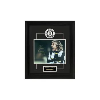 Three For Nederweide Signed In Person Framed Photo Included SA Certificate Juventus Iron Man