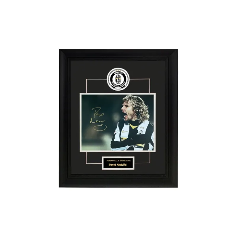 Three For Nederweide Signed In Person Framed Photo Included SA Certificate Juventus Iron Man-0