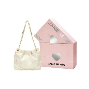 JANE KLAIN PU Tote Bag, Shopping Bag, Handbag, Shoulder Bag Regular Women's Silver/Ecru/Black