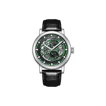 KUERST Automatic Mechanical Movement Watch Men's Watches Black Dial