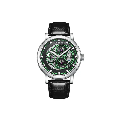 KUERST Automatic Mechanical Movement Watch Men's Watches Black Dial