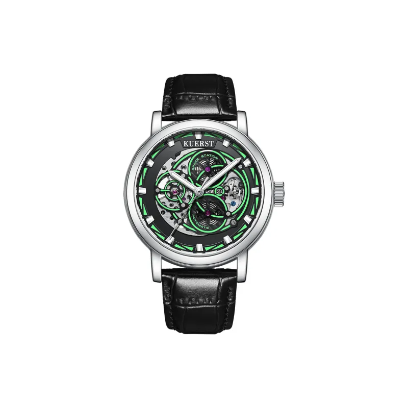 KUERST Automatic Mechanical Movement Watch Men's Watches Black Dial-5