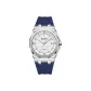 White Dial Blue