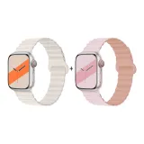Apple Silicone Strap-Starlight * Pink Gray