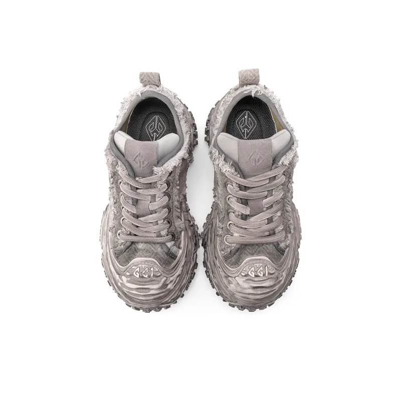 Ggi Xingyun Collection Casual Shoes Unisex Gray-3