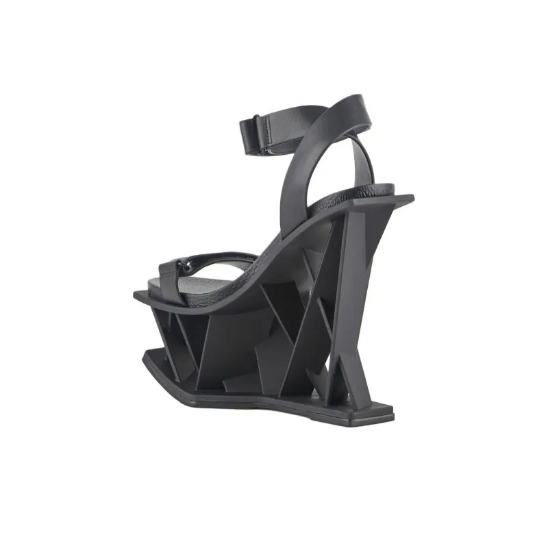UNITED NUDE Vector Strap Sandals 17cm Women's Black-4