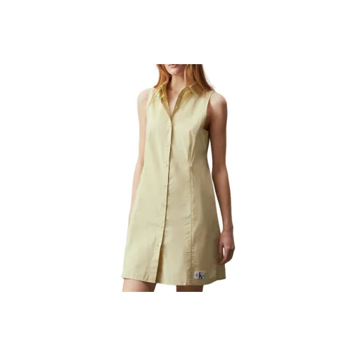 Calvin Klein Sleeveless Dresses Women's Haze Green