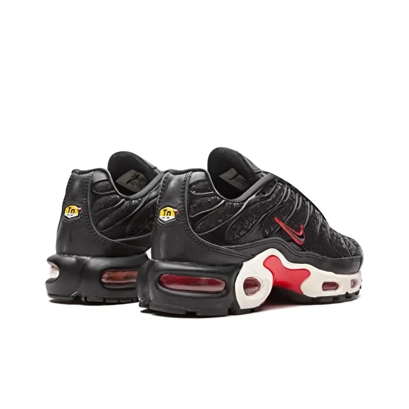 Nike Air Max Plus Premium Black Red Leopard Women's-4
