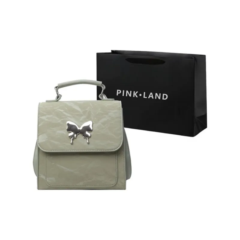 PINK·LAND PU Handbag Regular Women's White/Pink/Blue/Green/Black/Gray-18