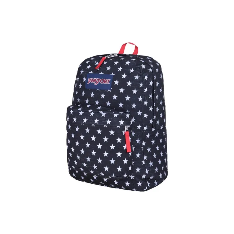 JanSport Polyester Backpack Medium Size Unisex Dark Blue-1