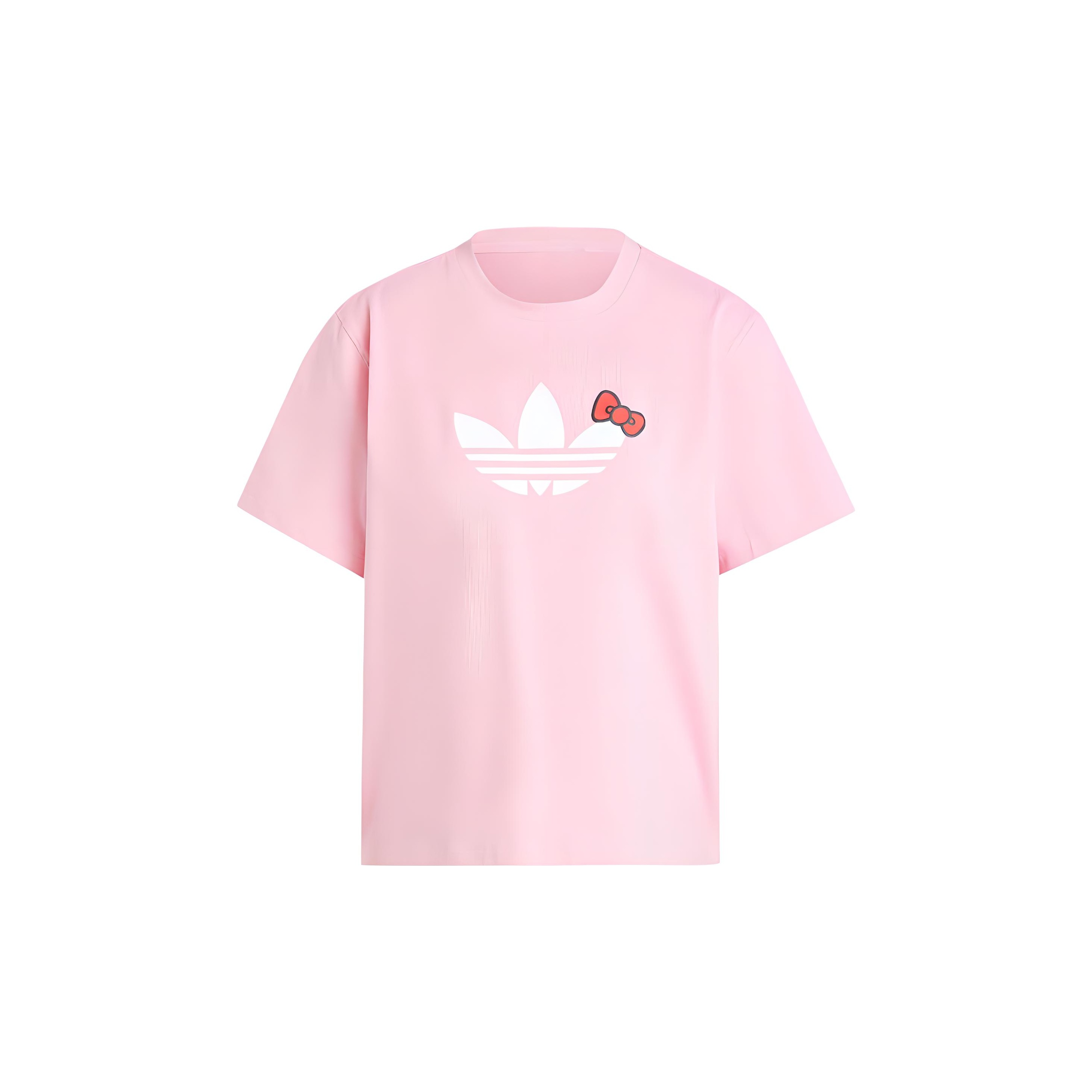 Adidas tshirt pink on sale