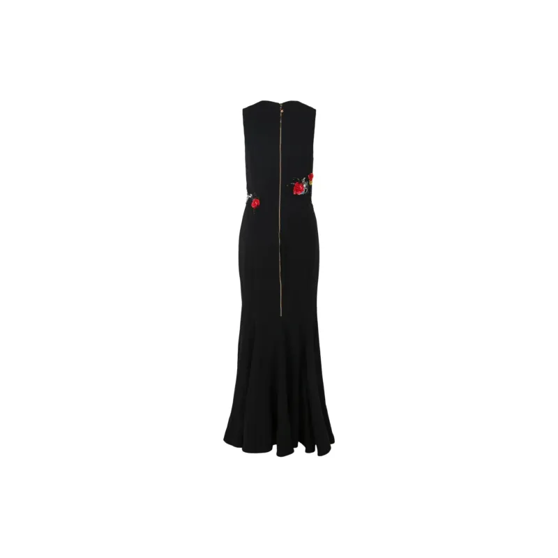VERSACE Sleeveless Dress Women's Black-1