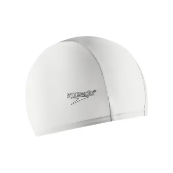 Speedo Swimming Caps Silicone Swim Unisex White