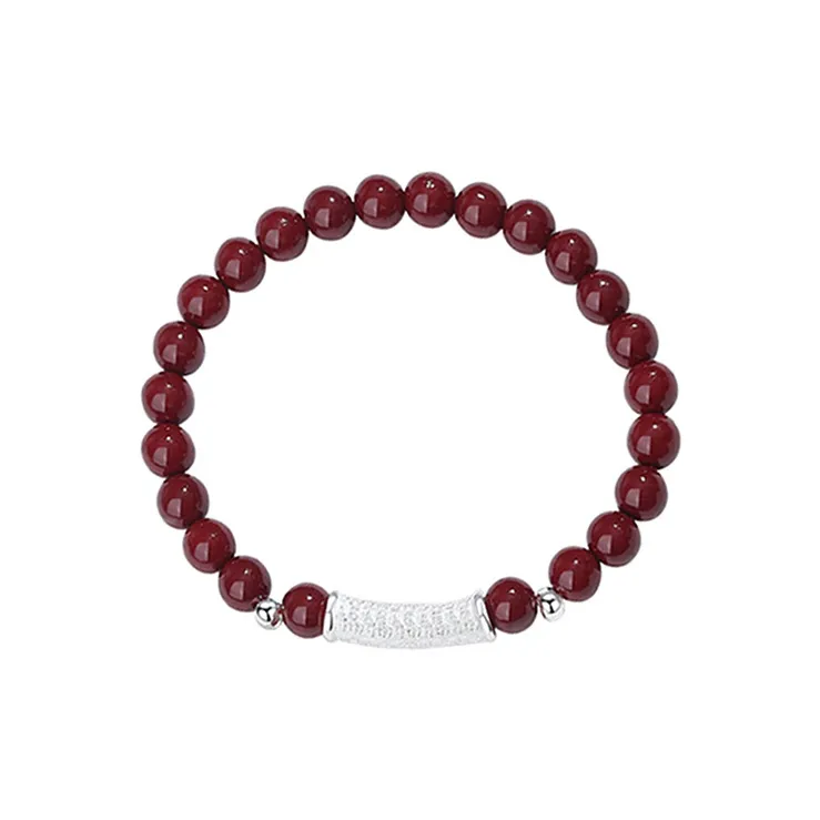 FUSSEM Cinnabar Jade Bracelets Women's-3