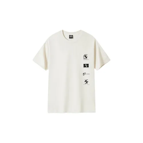 XTEP T-Shirts Men Cotton White