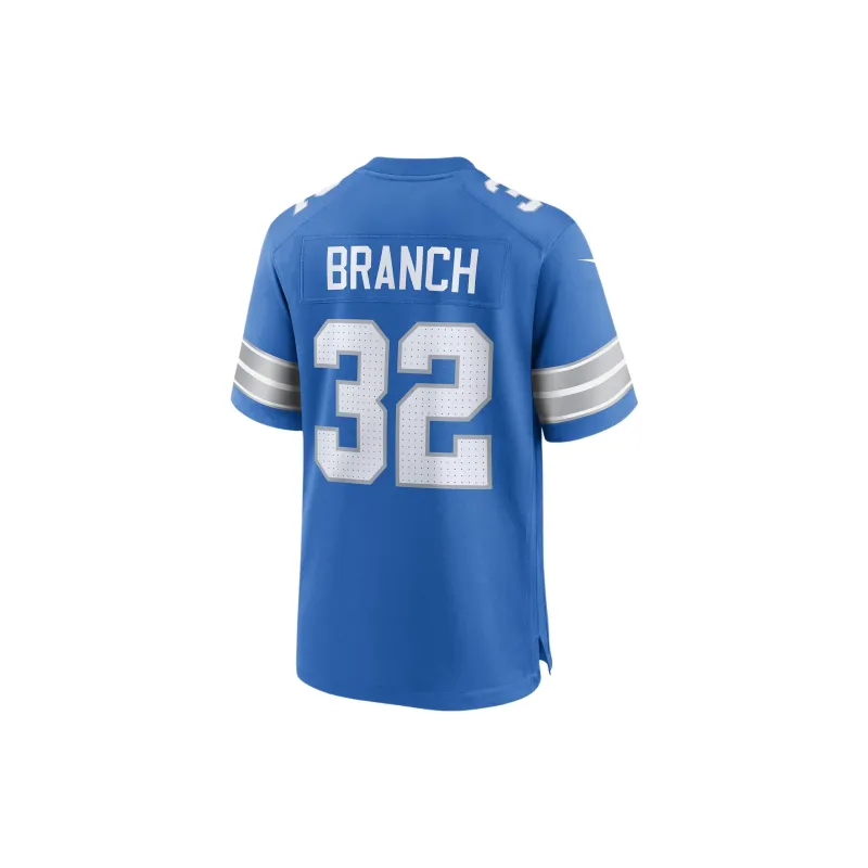 Nike Brian Branch Detroit Lions Men's Nike Nfl Game Football Jersey-1