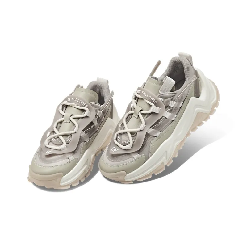 Daisy Fellowes Devil One Low Top Chunky Sneakers Unisex Glow In The Dark White-3