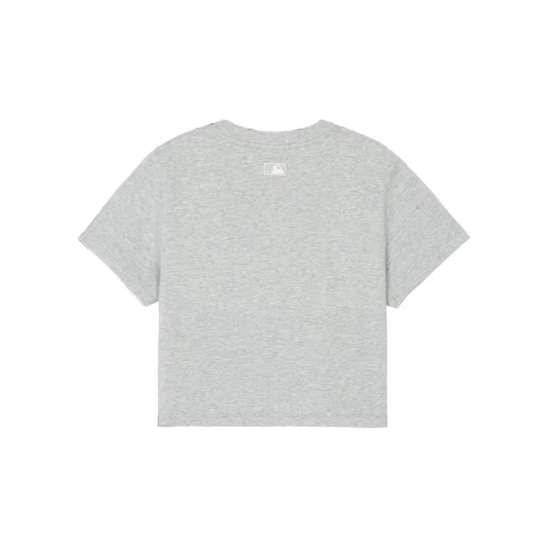 MLB New York Yankees T Shirts Women's Gray-1