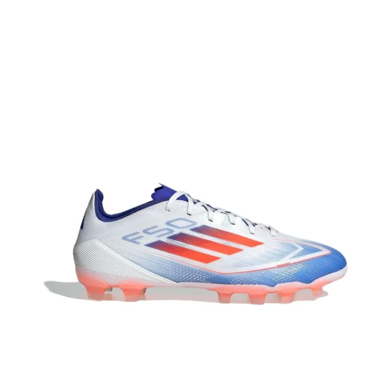 Adidas F50 PRO AG Short Rubber Studs HG Short Rubber Studs Artificial Ground Soccer Shoes Men's White Red Blue-1