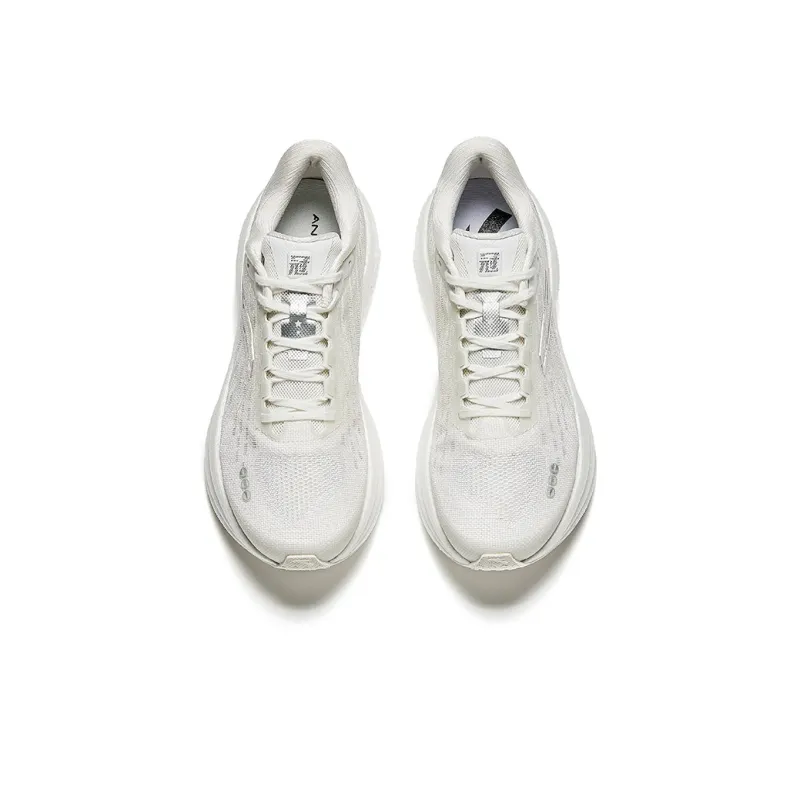 Anta Cushioning Slip Resistant And Abrasion Resistant Low Top Running Shoes Men's Papyrus White-2