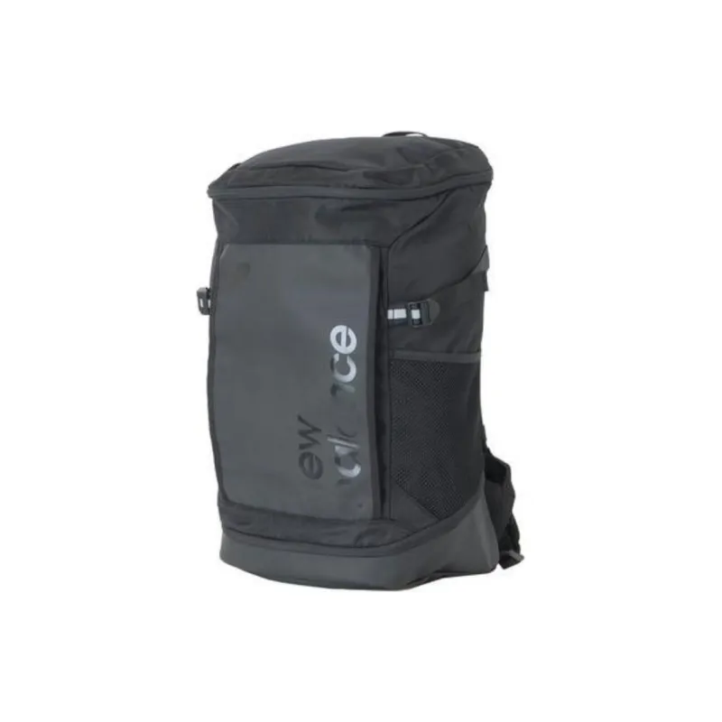 New Balance Polyester With Synthetic Leather Backpack Unisex Black Gray-1