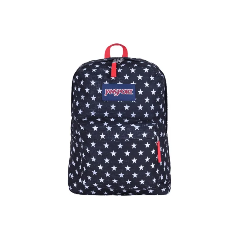 JanSport Polyester Backpack Medium Size Unisex Dark Blue-0