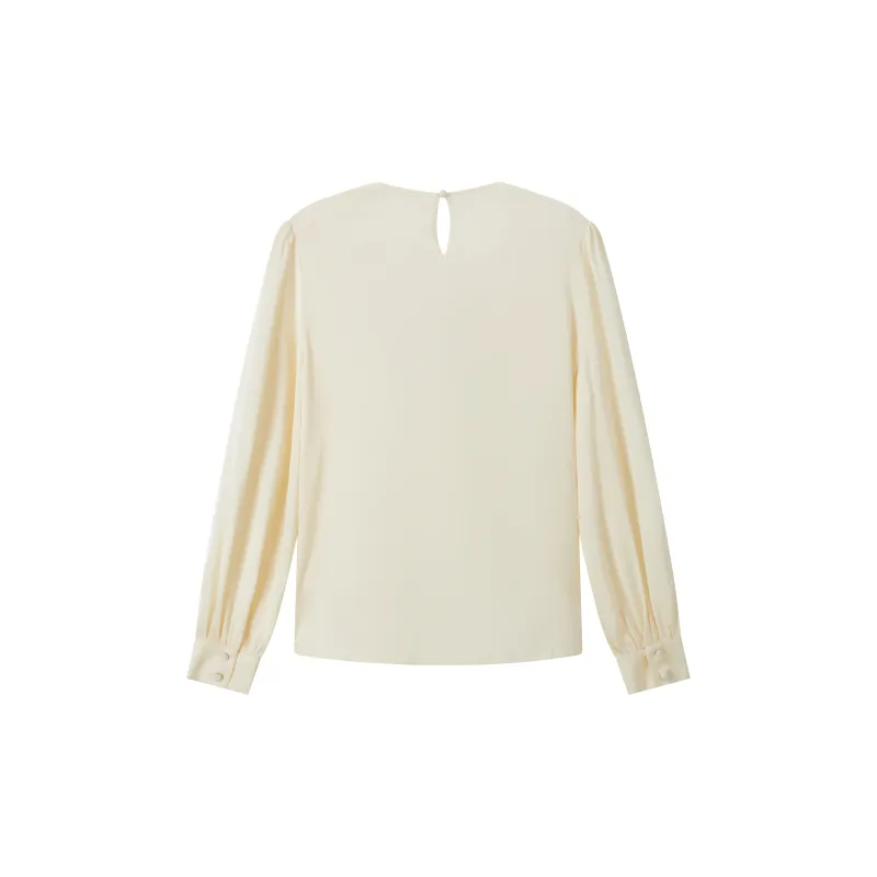 FINITY Chiffon Shirts Women's Apricot-1