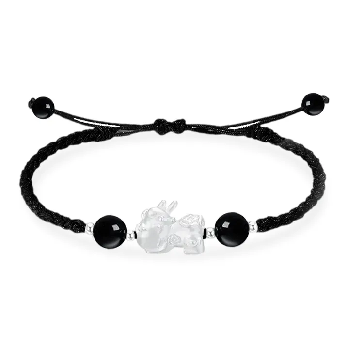 JUICY GRAPE Colored Glaze Jade Bracelets Unisex-7