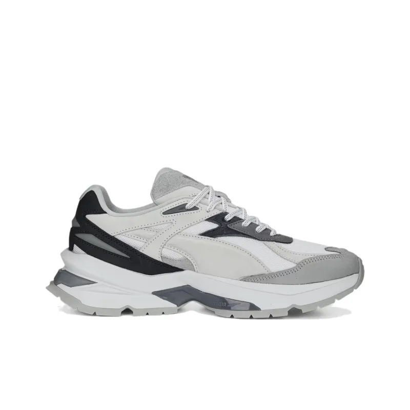 PUMA Nano Cushioning Anti Slip And Wear Resistant Low Top Running Shoes Women's Gray Black-1
