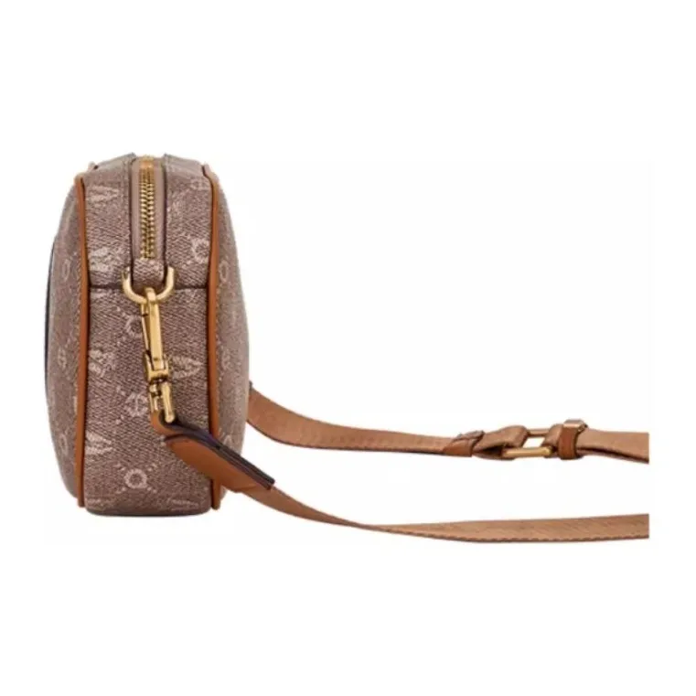 Hush Puppies Synthetic Leather Camera Bag, Shoulder Bag, Crossbody Bag Medium Size Women's Khaki-2